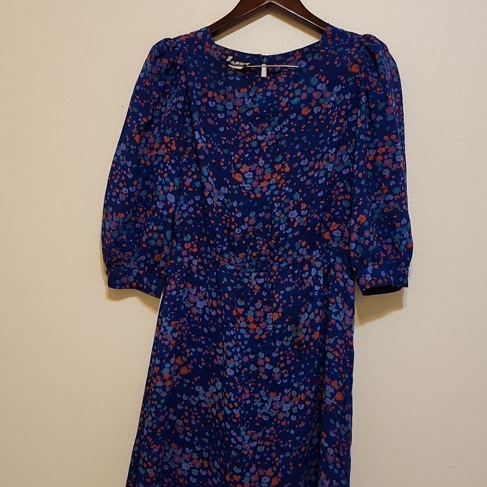 Tabby: 80s‎ vintage floral dresm size 8